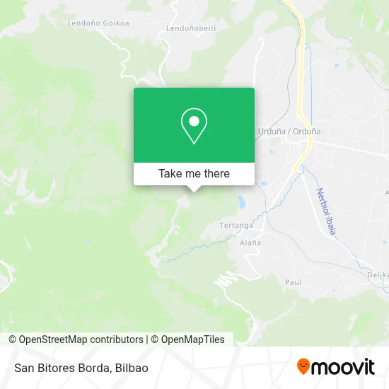 San Bitores Borda map