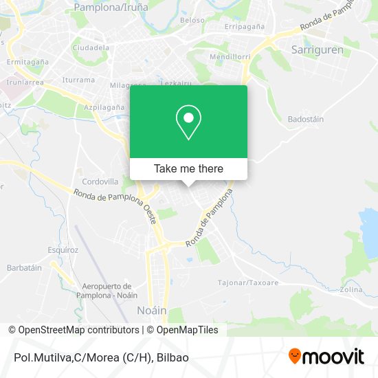Pol.Mutilva,C/Morea (C/H) map