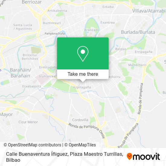 Calle Buenaventura Íñiguez, Plaza Maestro Turrillas map