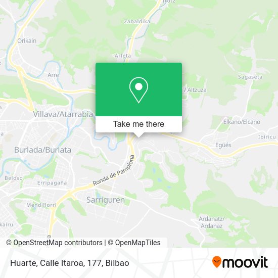 Huarte, Calle Itaroa, 177 map