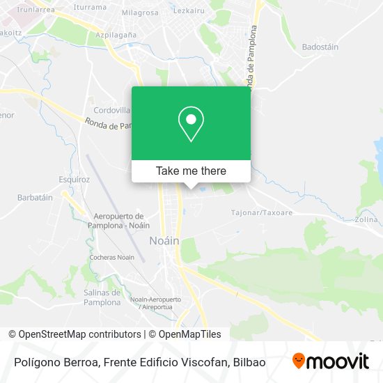 Polígono Berroa, Frente Edificio Viscofan map