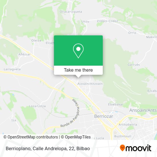 Berrioplano, Calle Andrelopa, 22 map