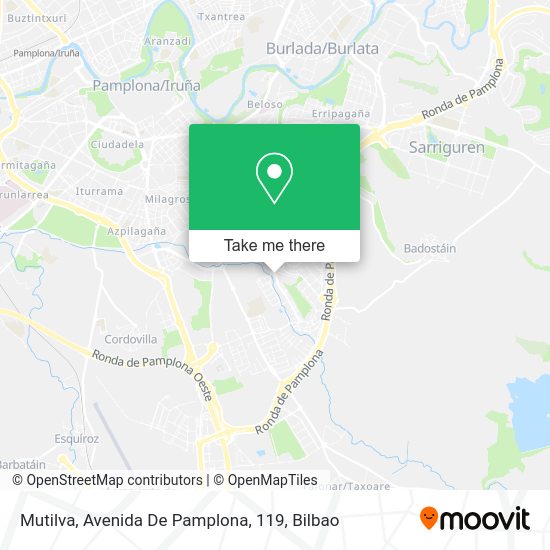 Mutilva, Avenida De Pamplona, 119 map