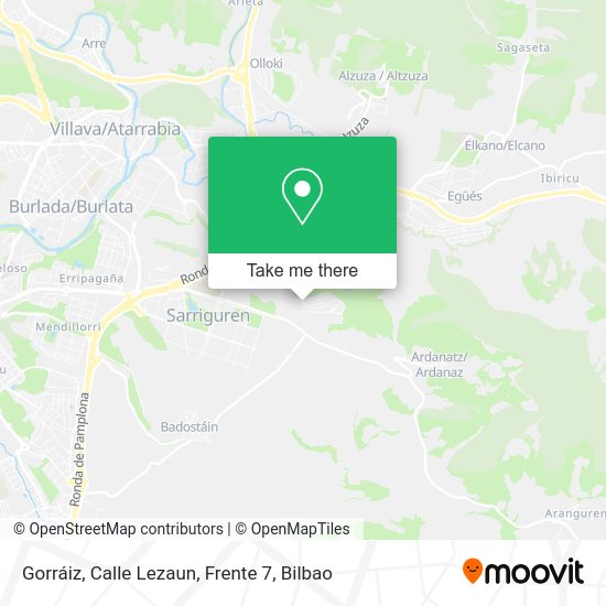 Gorráiz, Calle Lezaun, Frente 7 map