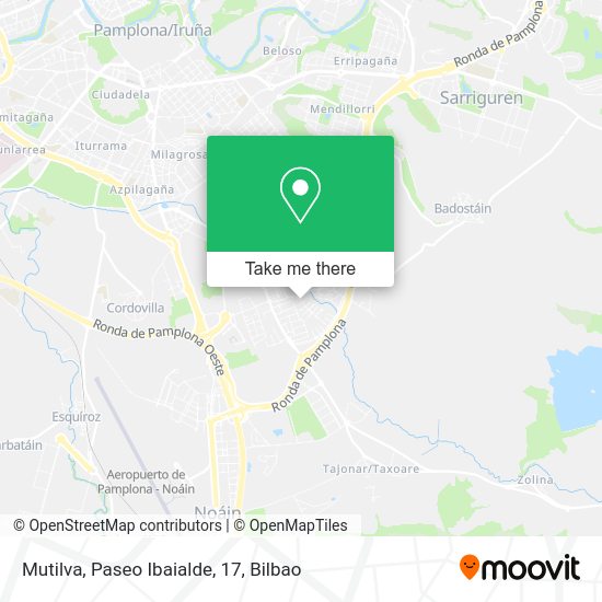 Mutilva, Paseo Ibaialde, 17 map