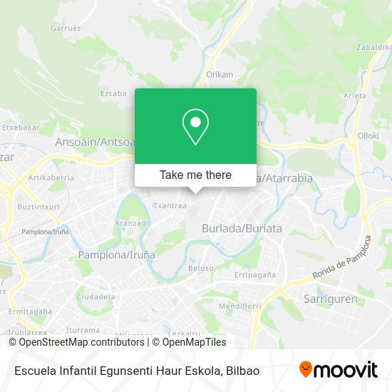 Escuela Infantil Egunsenti Haur Eskola map