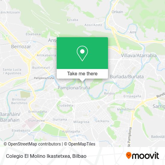 Colegio El Molino Ikastetxea map