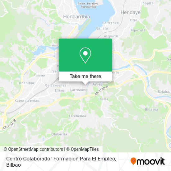 Centro Colaborador Formación Para El Empleo map