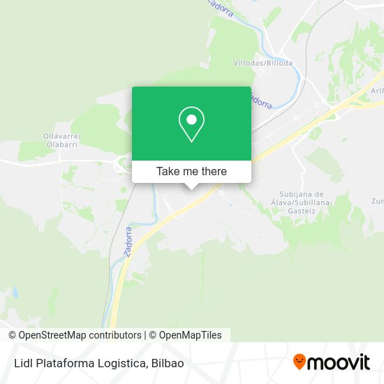 Lidl Plataforma Logistica map