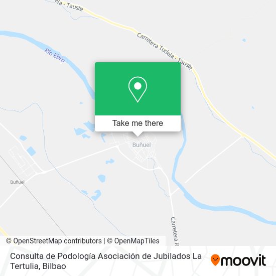 Consulta de Podología Asociación de Jubilados La Tertulia map