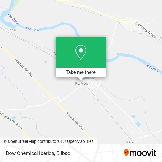 Dow Chemical Ibérica map