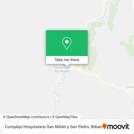 Complejo Hospitalario San Millán y San Pedro map