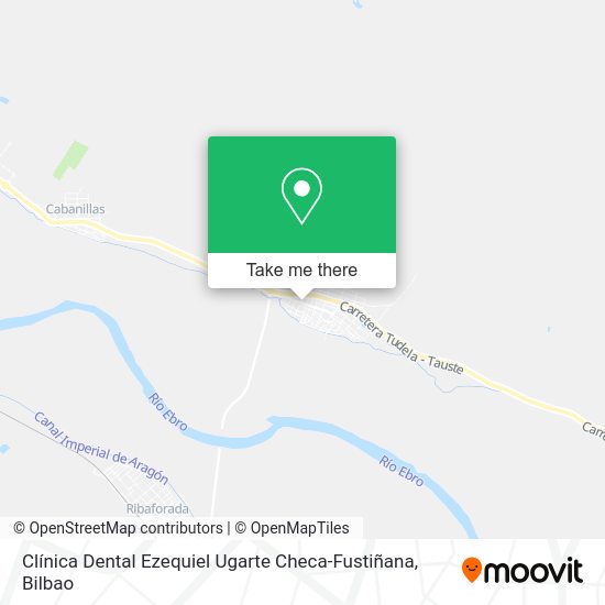 Clínica Dental Ezequiel Ugarte Checa-Fustiñana map