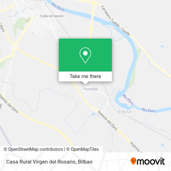 Casa Rural Virgen del Rosario map