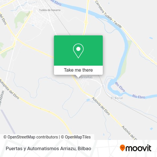 Puertas y Automatismos Arriazu map