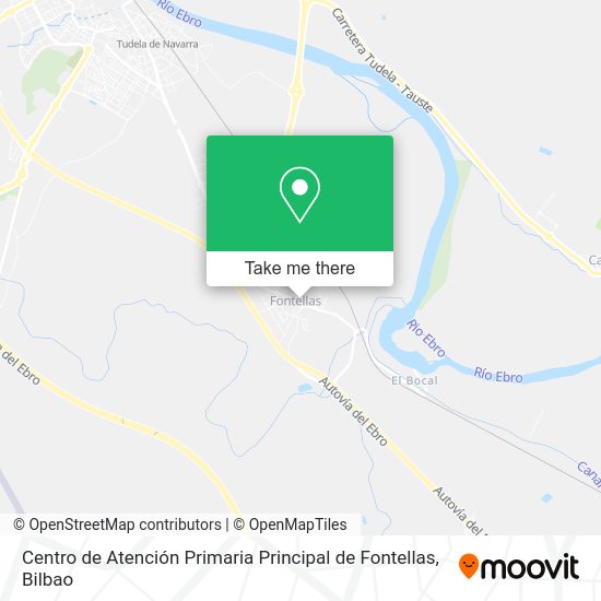 Centro de Atención Primaria Principal de Fontellas map