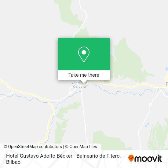 Hotel Gustavo Adolfo Bécker - Balneario de Fitero map