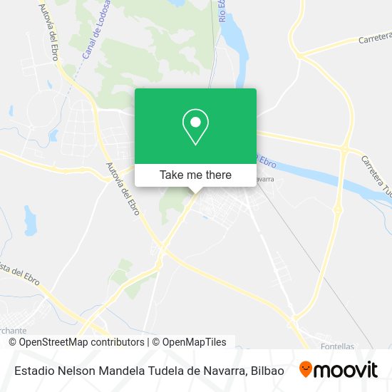 Estadio Nelson Mandela Tudela de Navarra map