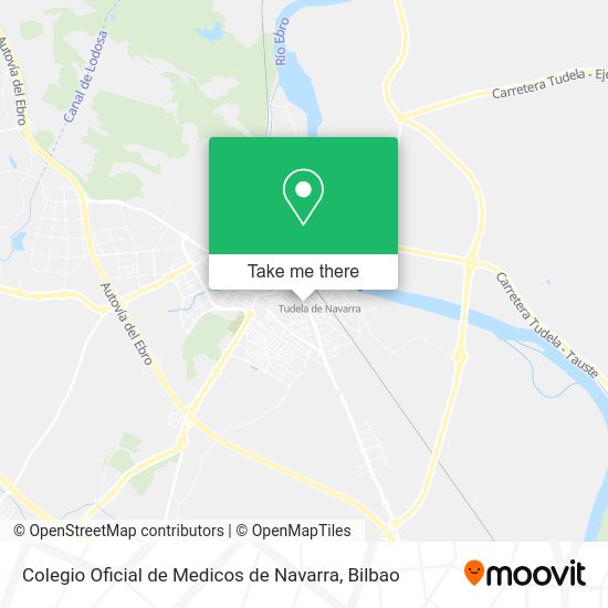 Colegio Oficial de Medicos de Navarra map