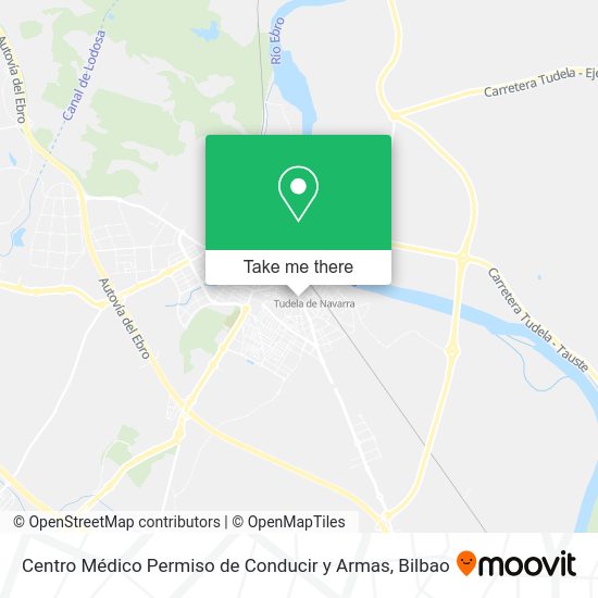 Centro Médico Permiso de Conducir y Armas map