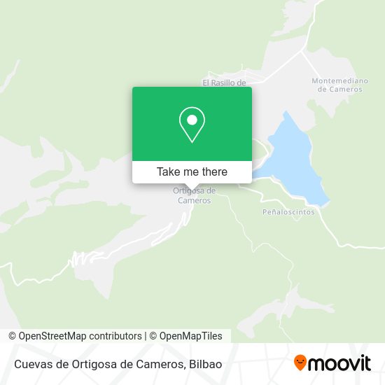 Cuevas de Ortigosa de Cameros map