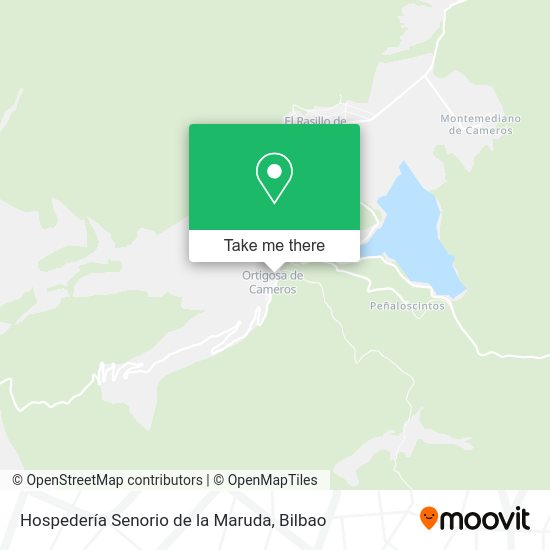 Hospedería Senorio de la Maruda map