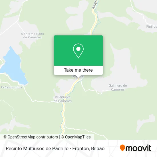 Recinto Multiusos de Padrillo - Frontón map