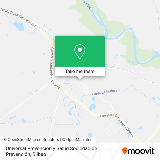 Universal Prevención y Salud Sociedad de Prevención map