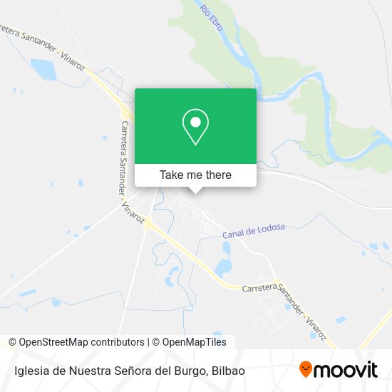 Iglesia de Nuestra Señora del Burgo map