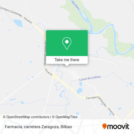 Farmacia, carretera Zaragoza map