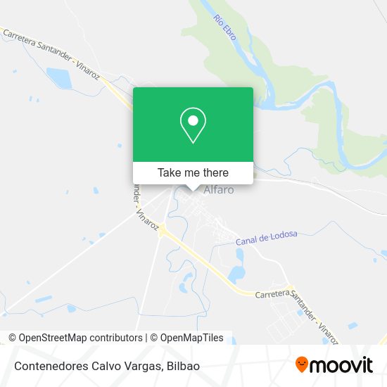 Contenedores Calvo Vargas map
