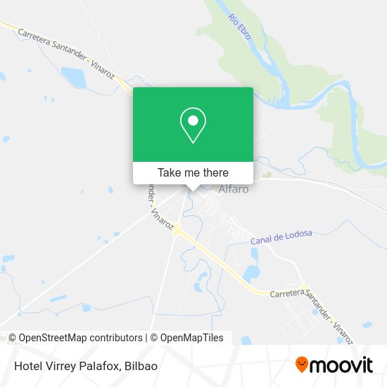 Hotel Virrey Palafox map