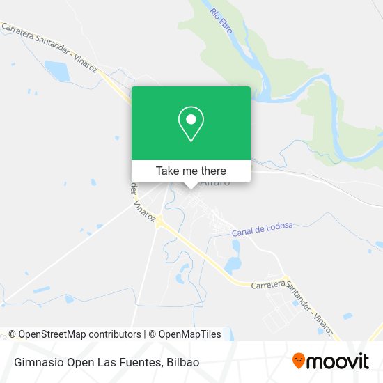 Gimnasio Open Las Fuentes map