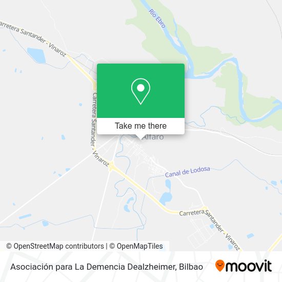 Asociación para La Demencia Dealzheimer map