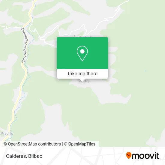 Calderas map