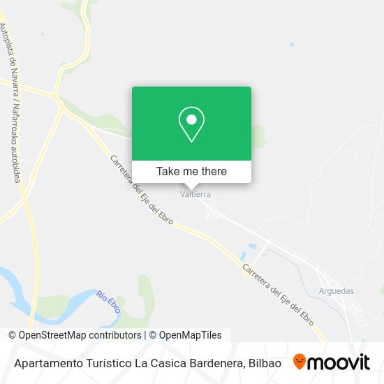 Apartamento Turístico La Casica Bardenera map