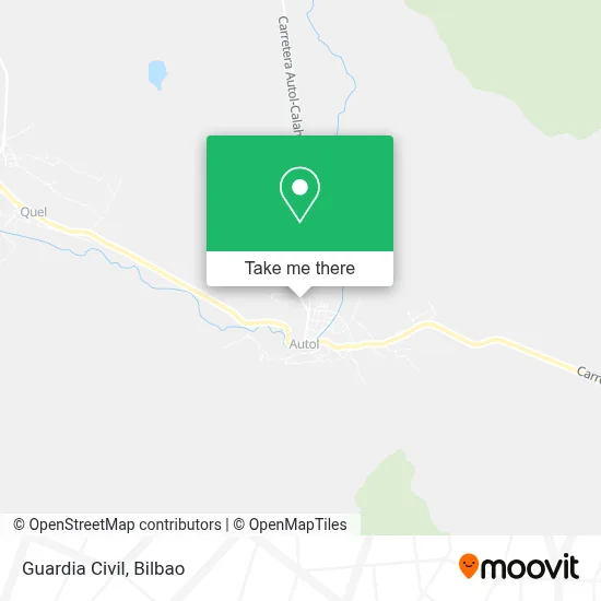 Guardia Civil map