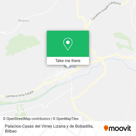 Palacios-Casas del Virrey Lizana y de Bobadilla map