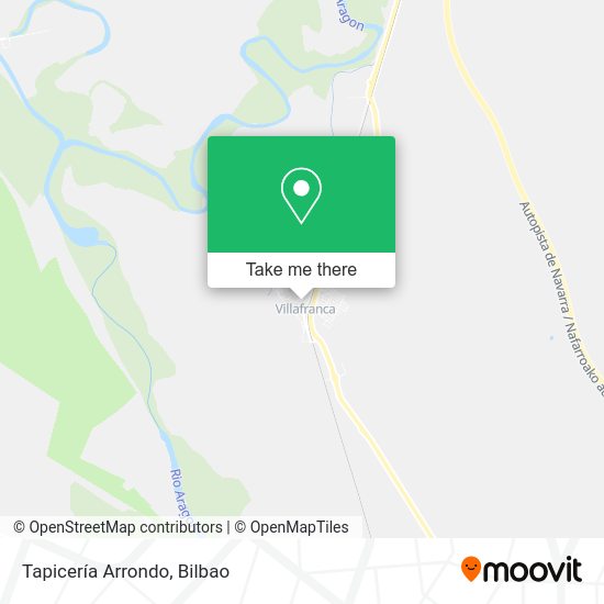 Tapicería Arrondo map