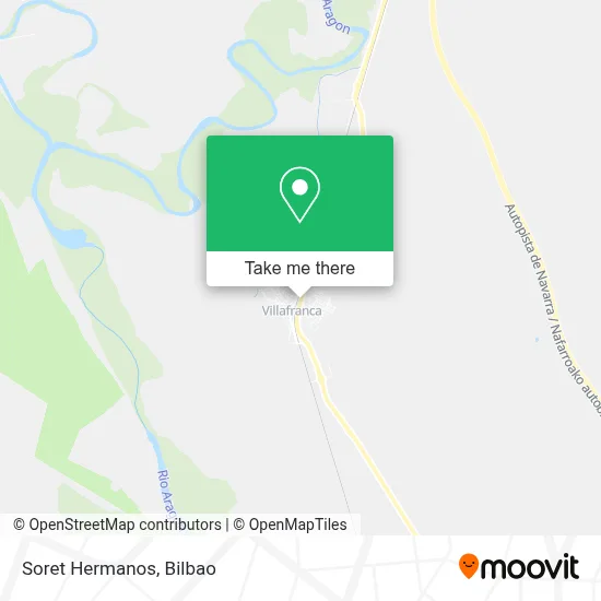 Soret Hermanos map
