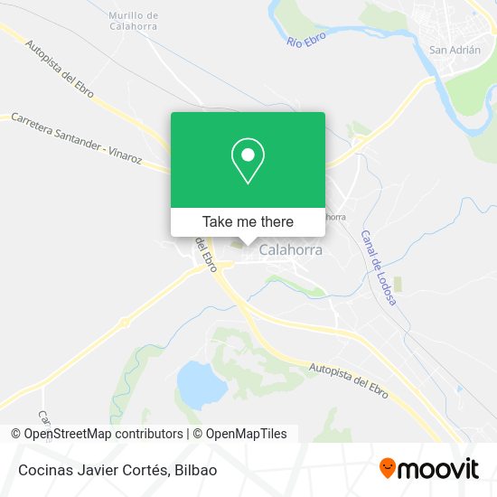 Cocinas Javier Cortés map