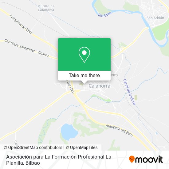 Asociación para La Formación Profesional La Planilla map