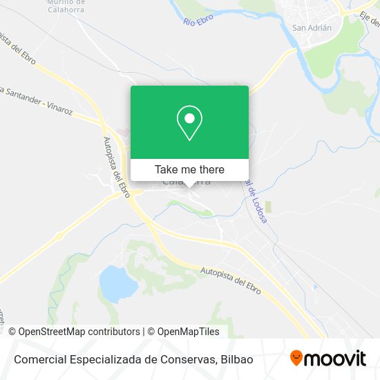 Comercial Especializada de Conservas map