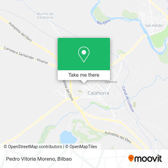 Pedro Vitoria Moreno map