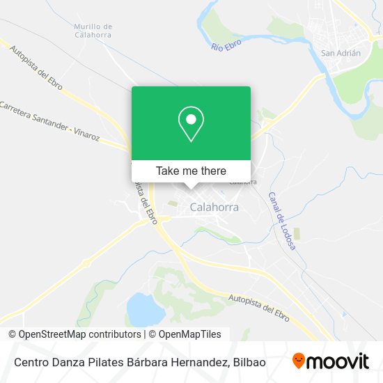 Centro Danza Pilates Bárbara Hernandez map