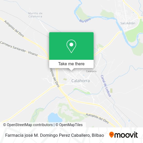 Farmacia josé M. Domingo Perez Caballero map