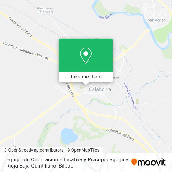 Equipo de Orientación Educativa y Psicopedagogica Rioja Baja Quintiliano map