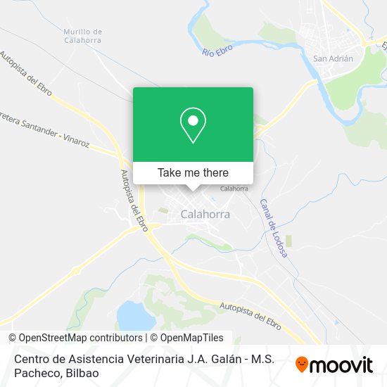 Centro de Asistencia Veterinaria J.A. Galán - M.S. Pacheco map