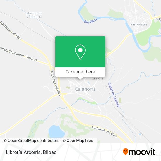 Librería Arcoíris map