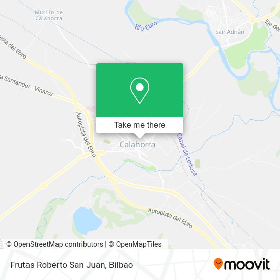Frutas Roberto San Juan map